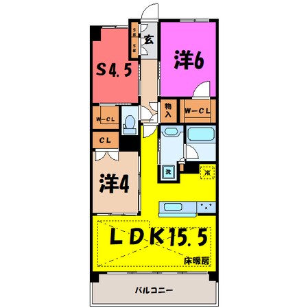 ファインレジデンス高崎ステーションサイド（高崎市栄町）の物件間取画像